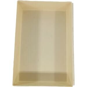 Rubbermaid Drawer Organizer Tray Beige Interlocking 9 x 6.25" Flatware JBI 2916